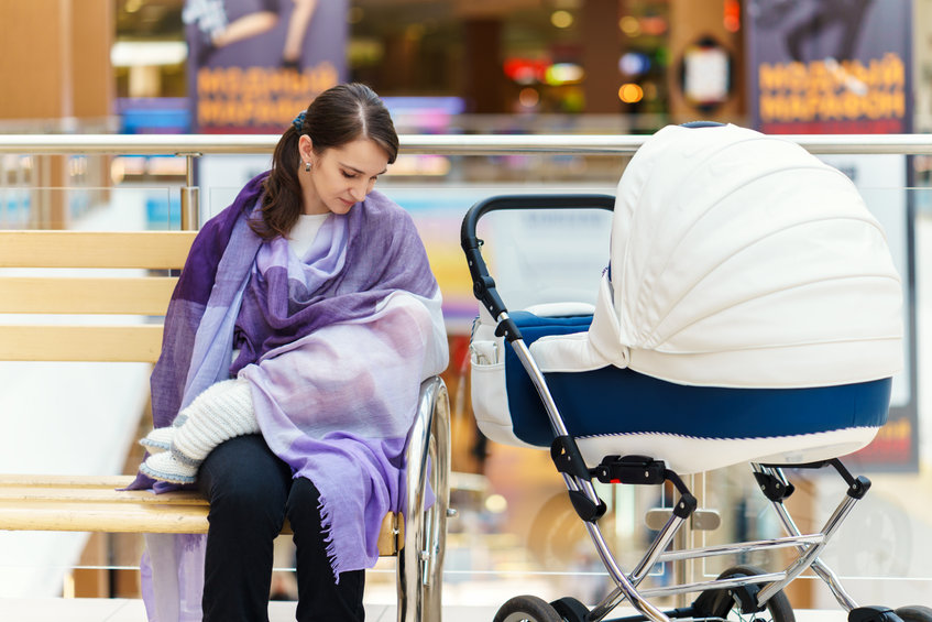 Mom Breastfeeding Her Baby