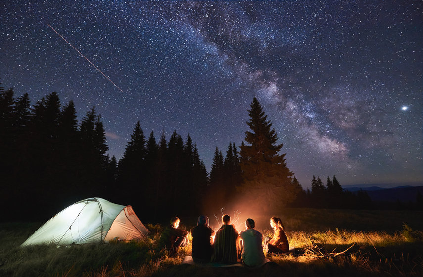 Camping Under Stars