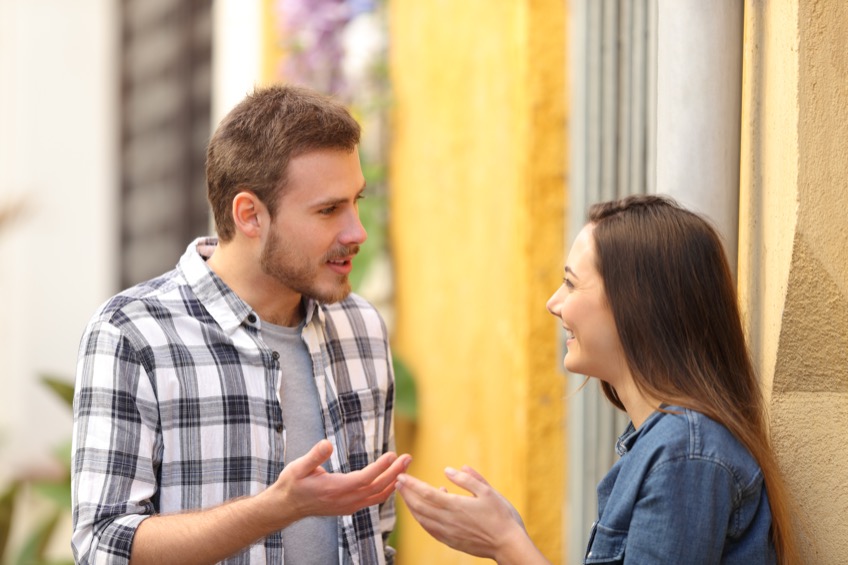 Couple Communicating