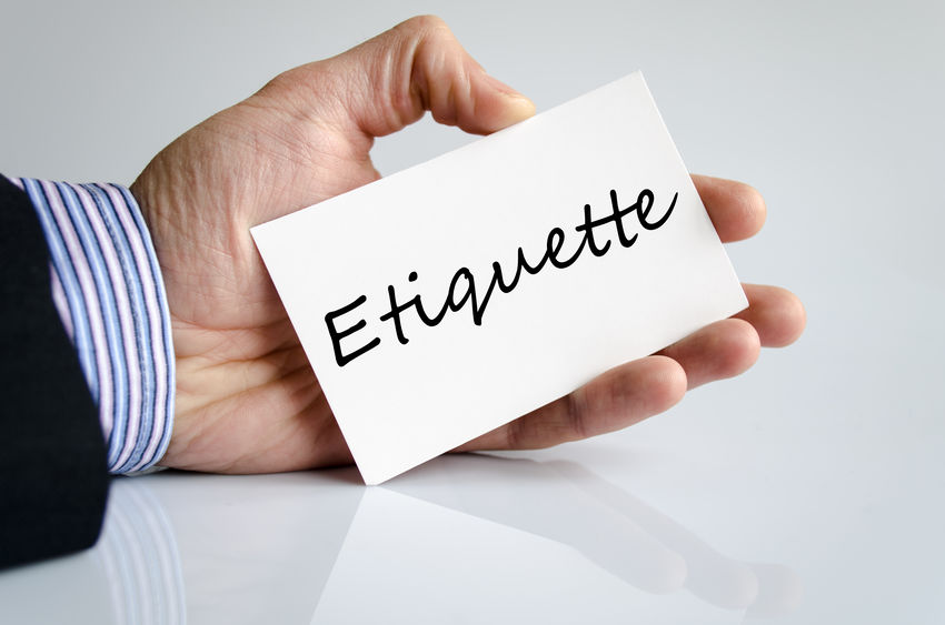 Etiquette Card