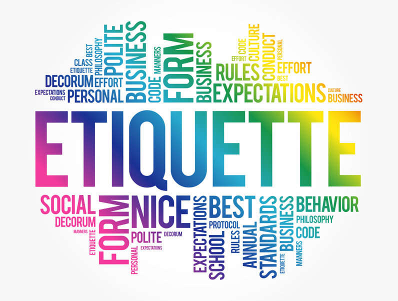 Etiquette Words