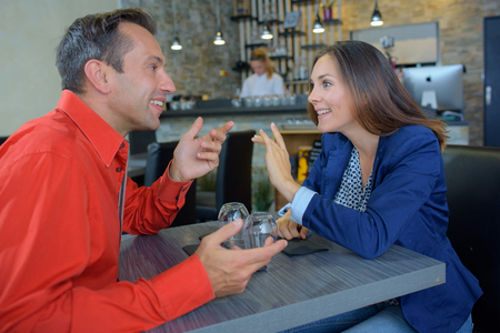 Couple in Conversation