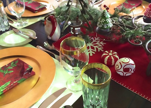 Christmas Table Centerpiece