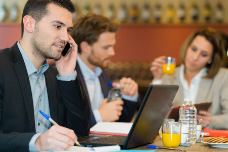 Man on a Business Call