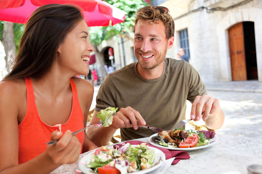 Couple Eating