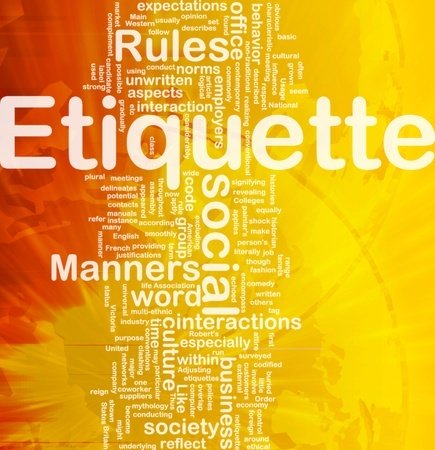 Etiquette rules