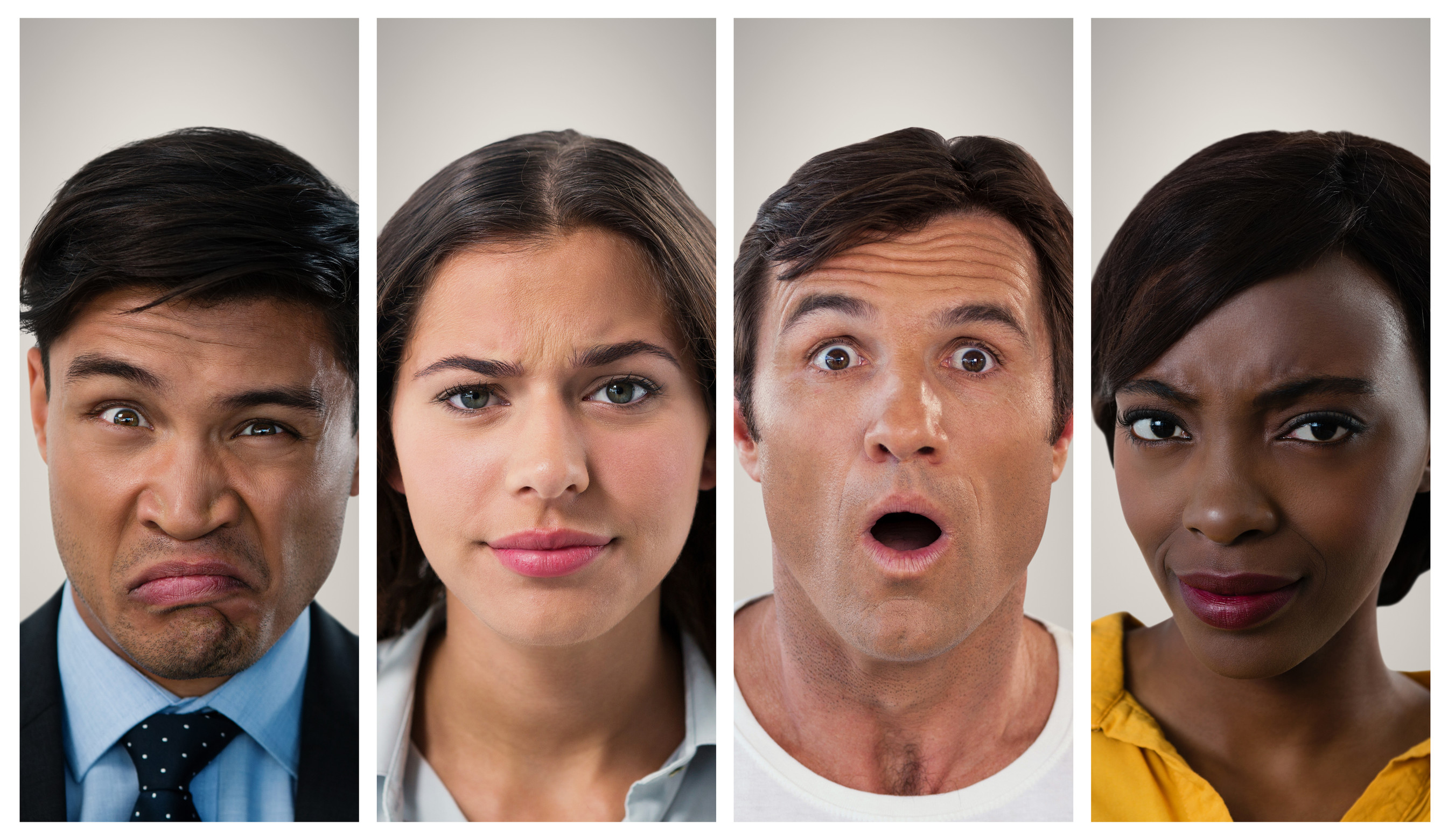 Facial Expressions Collage
