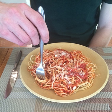 Winding spaghetti onto your fork