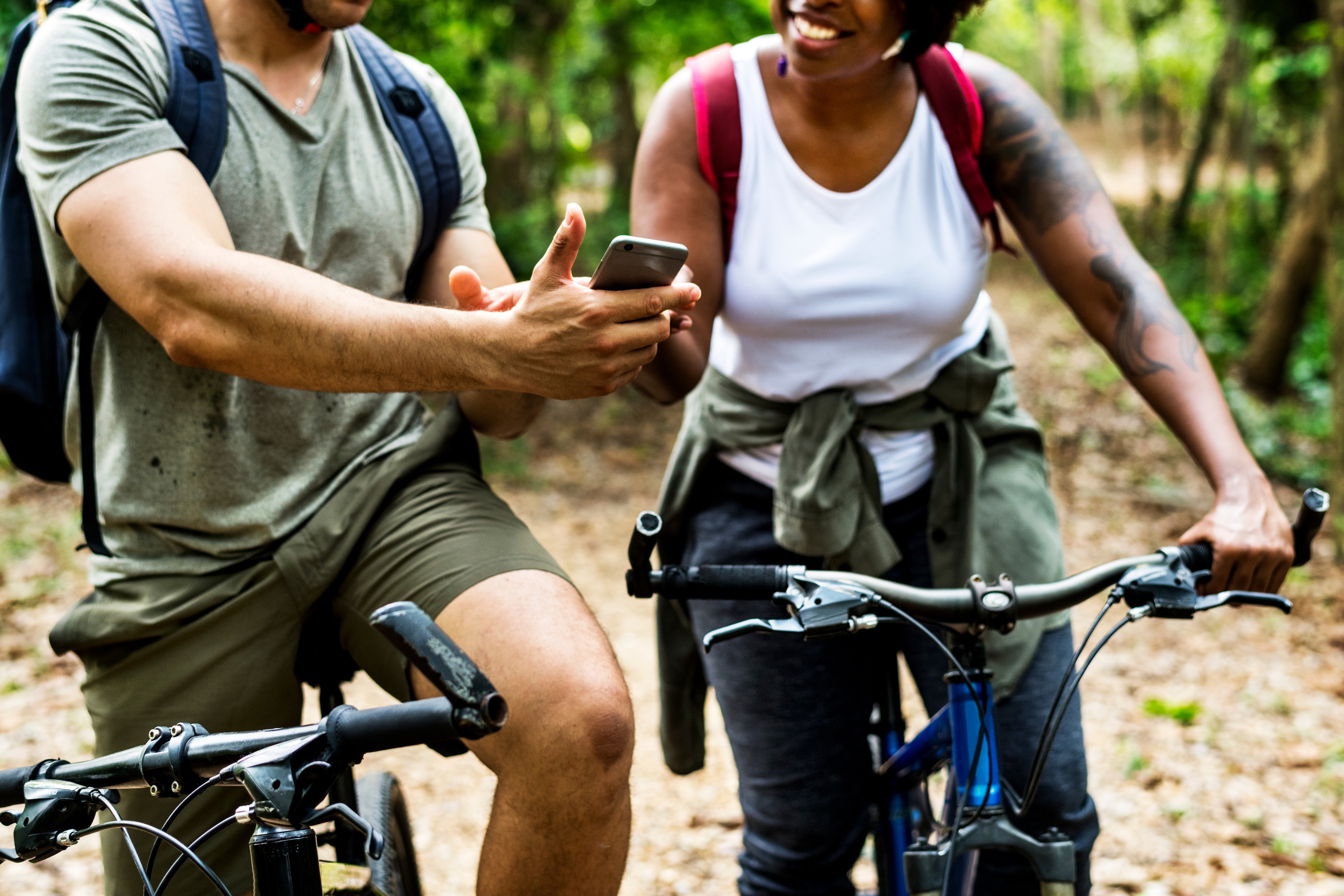 Two Friends on a Cycling Adventure